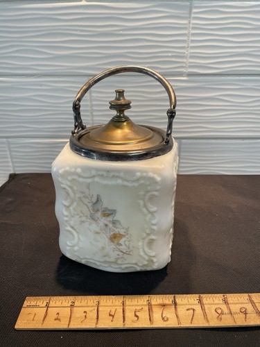 Antique wavecrest buscuit jar - antique,